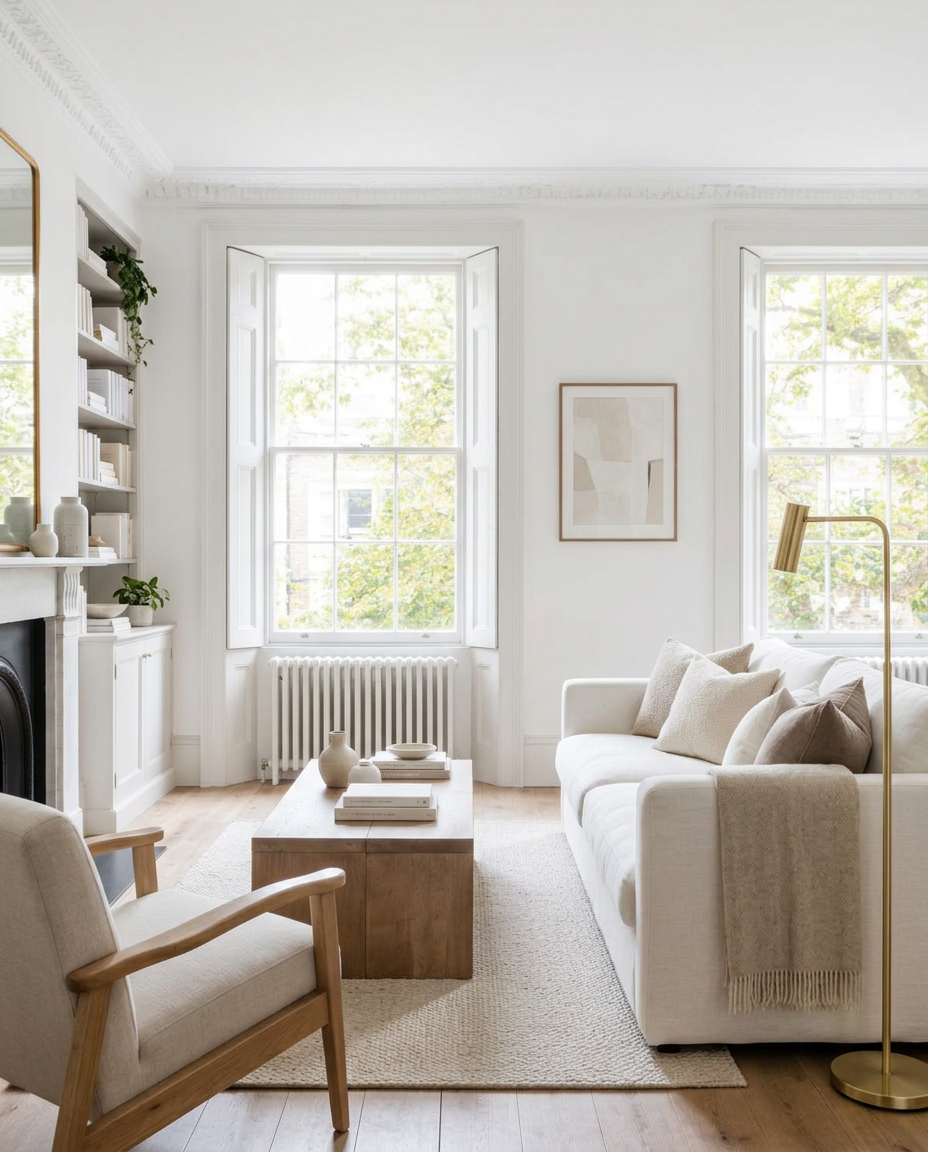 Living room with seating, windows and flooring to include in a condition walkthrough
